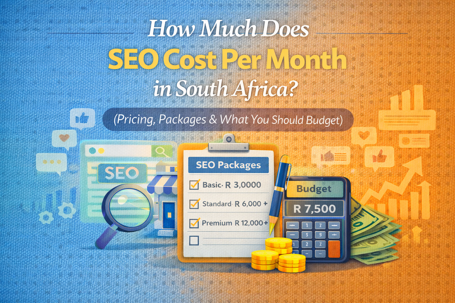How Much Does SEO Cost Per Month in South Africa? (Pricing, Packages & What You Should Budget) 1 SEO pricing packages in South Africa