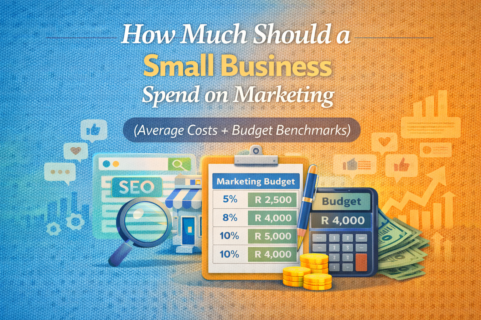 Small business marketing budget in SA