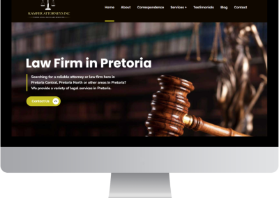 Kamfer Attorneys Website Revamp & SEO Growth Project
