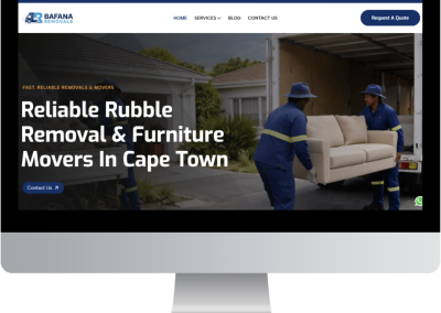 Bafana Removals Website Build & Google Growth Project
