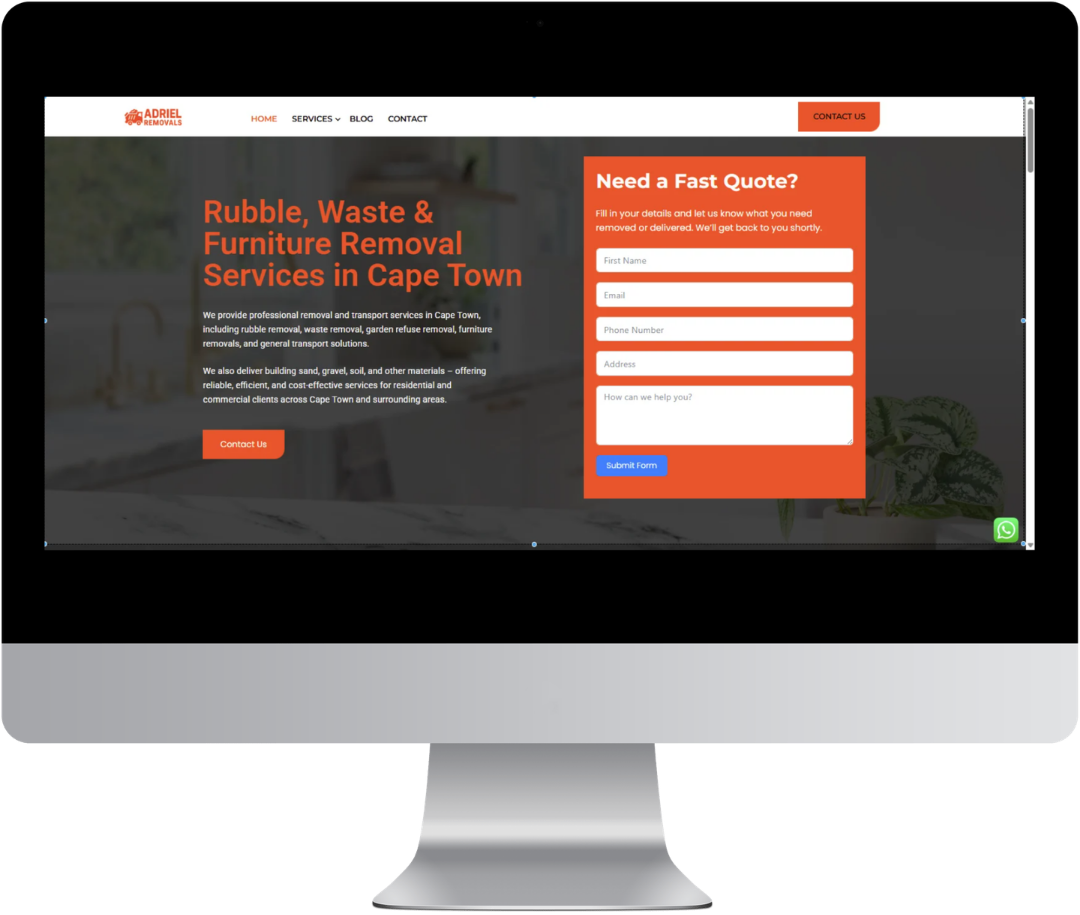 Website Mockup 7