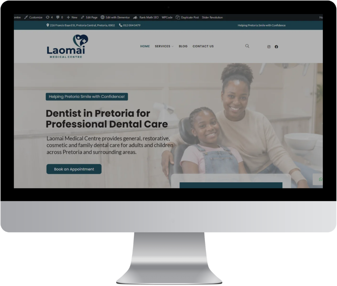 Website Mockup 1
